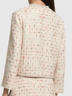 Giacca in lurex bouclé