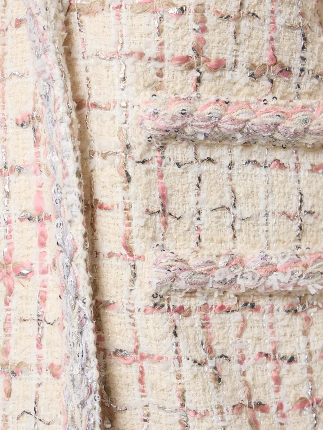 Giacca in lurex bouclé