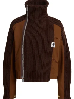 Giacca in maglia Sacai x Carhartt Duck