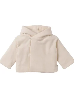 Giacca in misto cotone con cappuccio