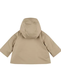 Giacca in misto cotone con cappuccio