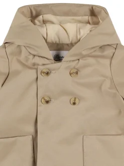 Giacca in misto cotone con cappuccio