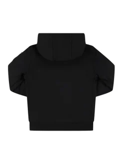 Giacca in misto cotone con cappuccio