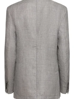 Giacca in misto lana / scollo a V