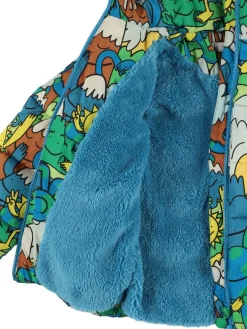 Giacca in poly stampato