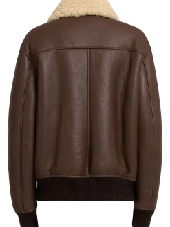 Giacca in shearling e pelle