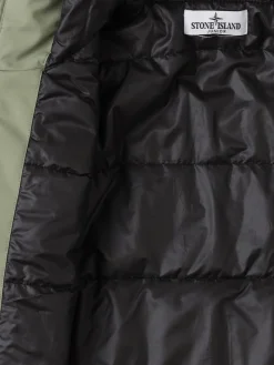 Giacca in softshell di poly con cappuccio