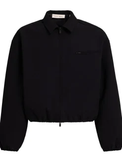 Giacca in tela con zip
