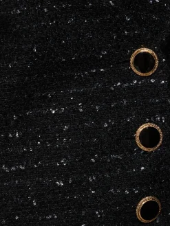 Giacca in tweed con paillettes