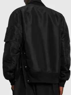 Giacca in twill di nylon
