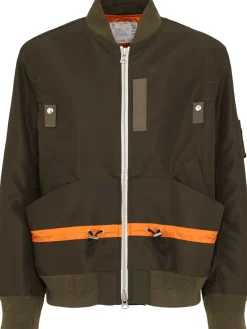 Giacca in twill di nylon