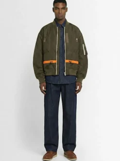 Giacca in twill di nylon