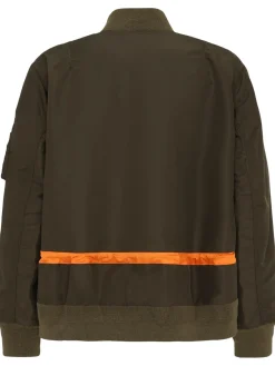 Giacca in twill di nylon