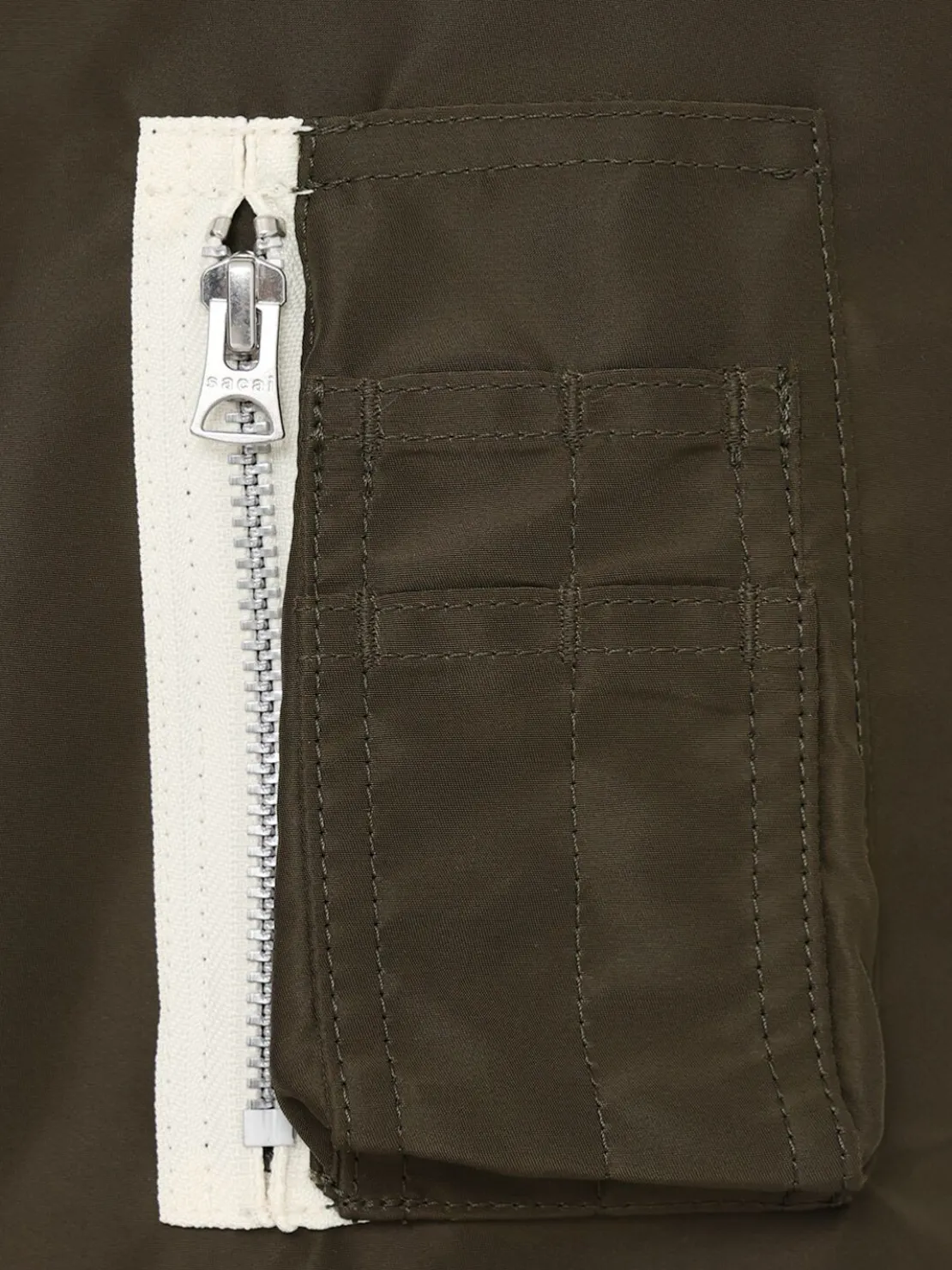 Giacca in twill di nylon