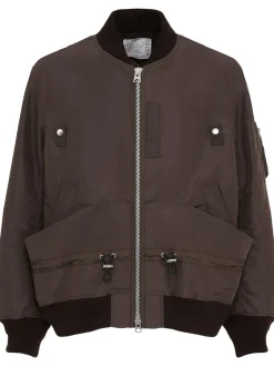 Giacca in twill di nylon