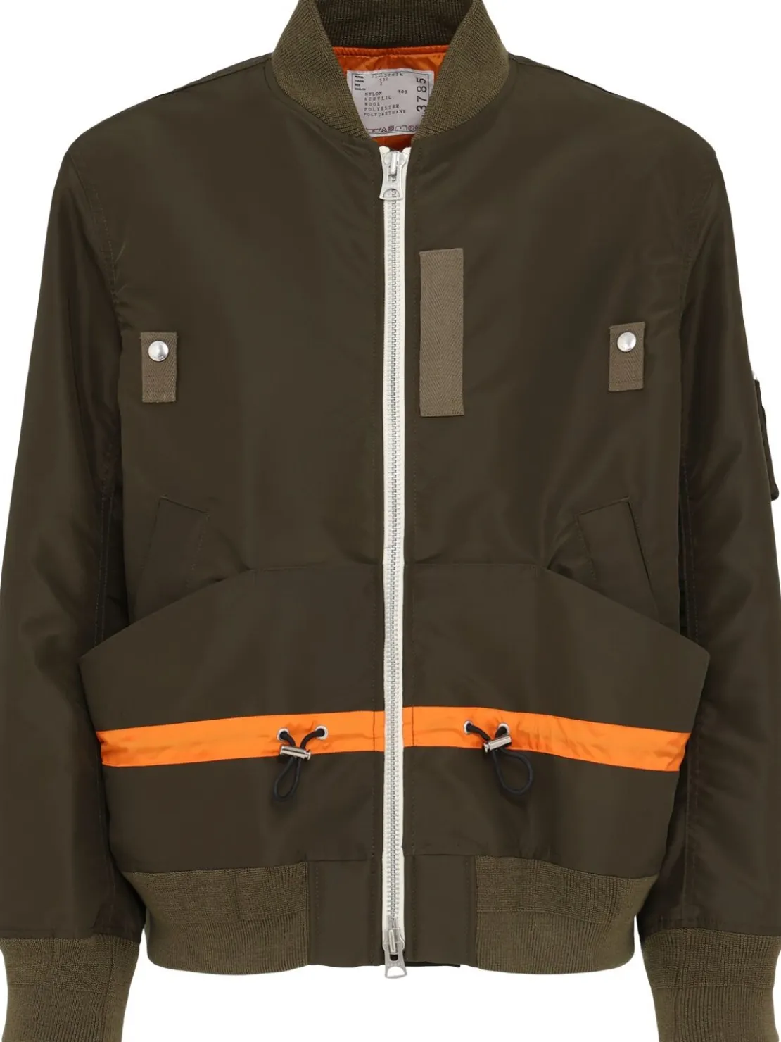 Giacca in twill di nylon