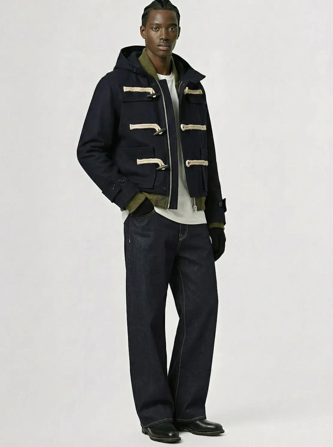 Giacca melton in lana