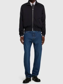 Giacca Mob in misto cotone con zip