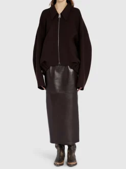 Giacca Odin in maglia di lana con zip