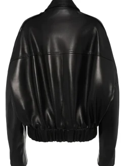Giacca Owey in pelle con zip