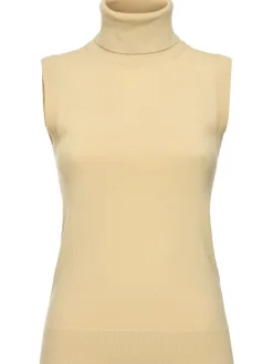 Gilet dolcevita in cashmere