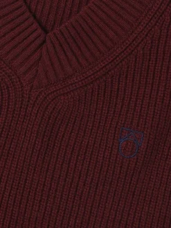 Gilet in maglia di misto lana