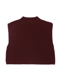 Gilet in maglia di misto lana