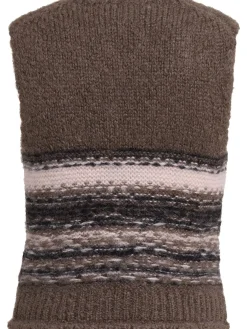 Gilet in misto mohair