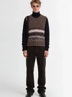 Gilet in misto mohair