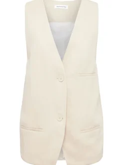 Gilet Melrose in misto lino