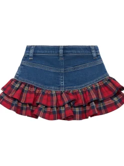 Gonna effetto denim