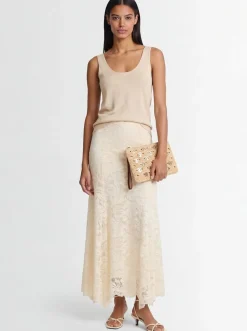 Gonna in pizzo stretch
