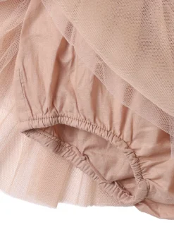 Gonna in tulle plissé con culotte