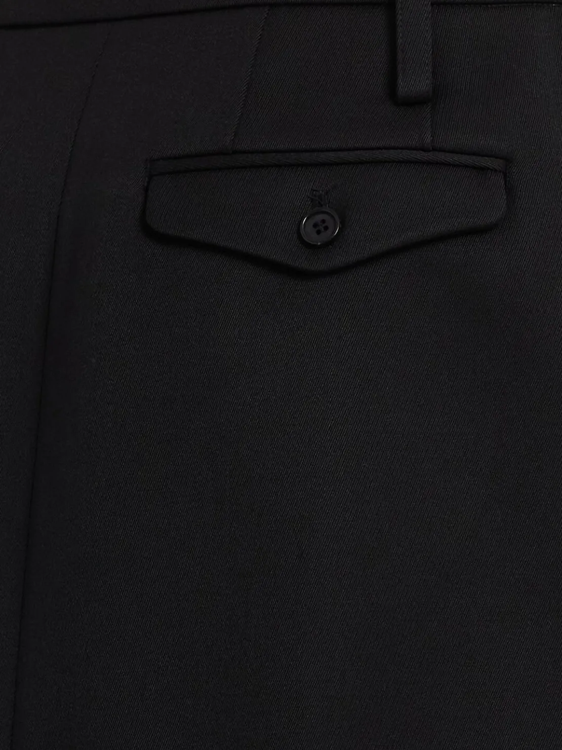 Gonna maxi in twill di misto lana a vita bassa