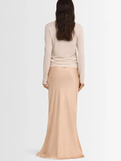 Gonna maxi Maia in raso di viscosa