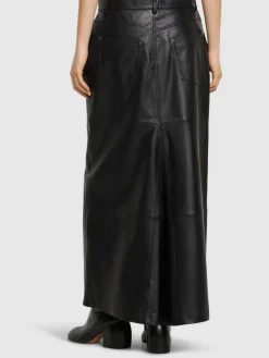 Gonna maxi Veda Tazz in pelle