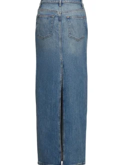 Gonna maxi vita alta Daria in denim