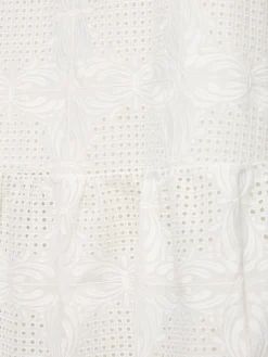 Gonna midi in voile di misto cotone