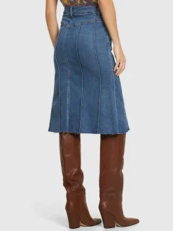 Gonna midi Juliana in denim