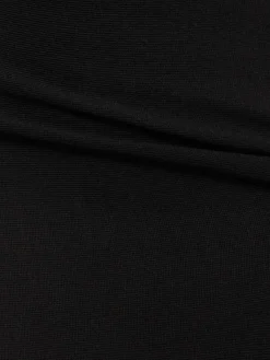 Gonna midi Mayu in maglia di misto lana