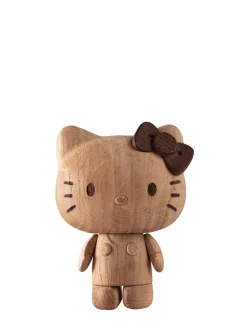 Hello Kitty piccola in legno di quercia