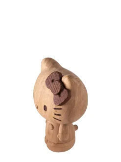Hello Kitty piccola in legno di quercia