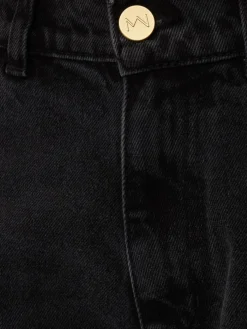 High rise straight jeans