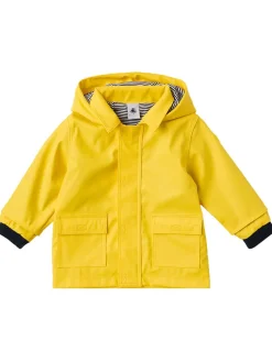 Hooded poly windbreaker