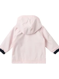 Hooded poly windbreaker