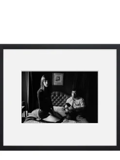 Jane Birkin & S.Gainsbourg at the Flat