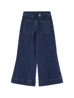 Jeans a gamba larga stonewashed