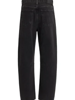 Jeans ampi vita media Miro in denim