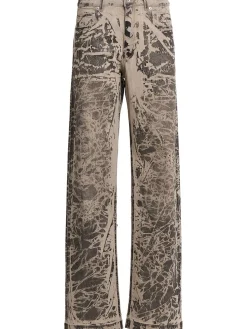 Jeans baggy vita media Geth in denim