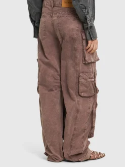 Jeans cargo Fern a vita bassa